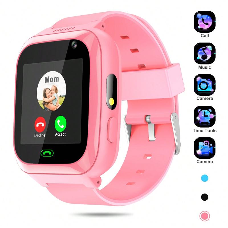 [E-Verse] Kids Watches Children Watch Kids Smartwatch With Text&Call Games Camera Recorder Alarm Flashlight Music Player For 3-12 Boys Girls Gifts [watch]