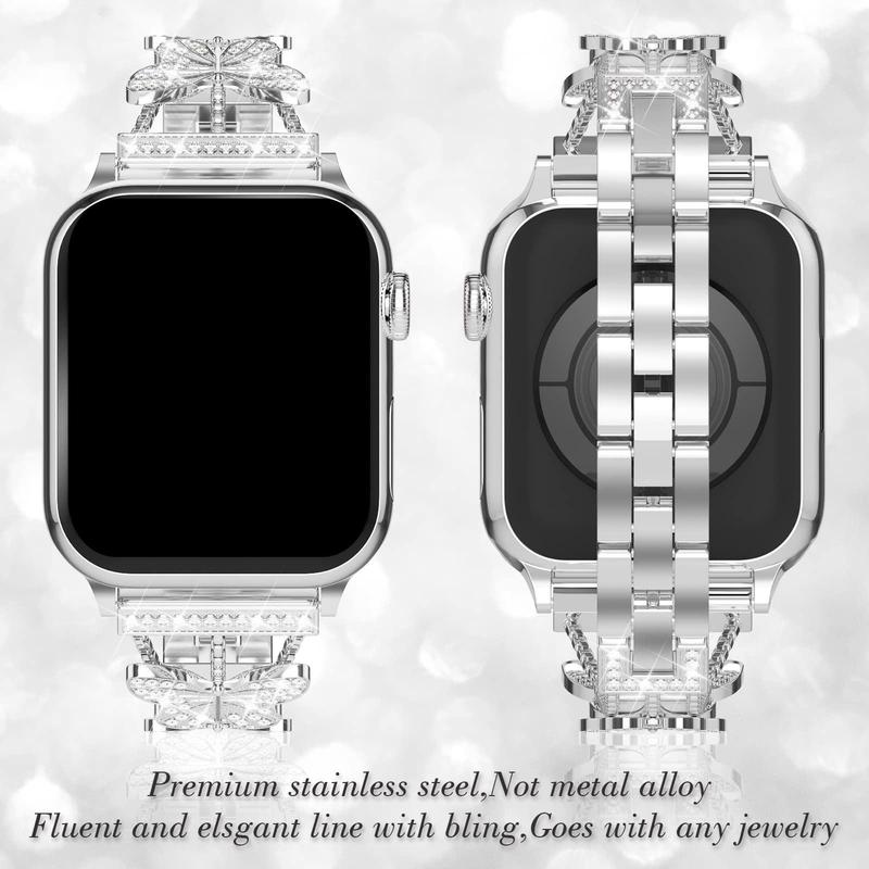 Butterfly Design Watch Band, Fashionable Watch Band for Women, Watch Band for Apple Watch, Smart Watch Accessories