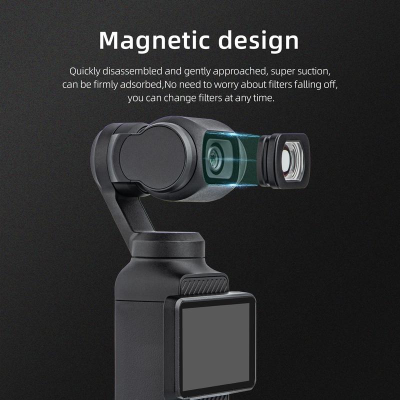 STARTRC Widening Lens Gimbal Camera Accessories, Multifunction Waterproof Filter Shooting Accessories for DJI Pocket 3, Camera Accessories