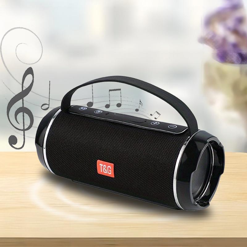 Portable Wireless Speaker, Outdoor Wireless Speaker, USB Rechargeable Stereo Sound Speaker, Music Player Supports USB TF FM Radio Music