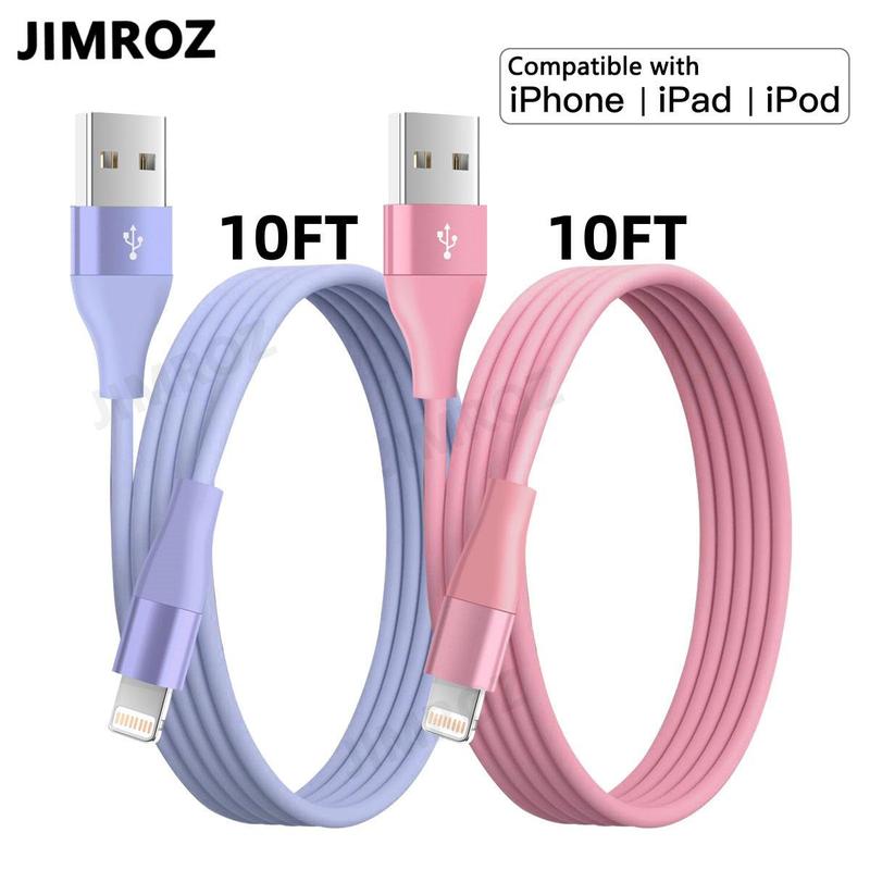 10FT [MFi Certified] USB-A Fast Charging Cable, Charging Data Cable Compatible with iPhone 14 13 12 11 Pro Max XR XS X 8 7 6 Plus SE iPad