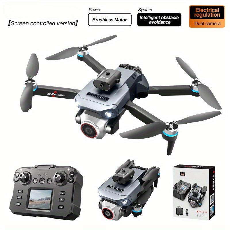 Dual Battery Remote-Controlled Unmanned Vehicle, with Electric Remote Control Lens, SD Dual ESC Camera, Optical Flow Positioning, Headless Mode, 360 ° Intelligent Obstacle Avoidance, WiFi FPV Mobile Phone App Control, 360 ° Tumbling, Remote Control Christ