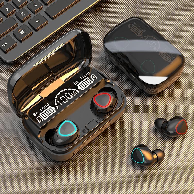 In-ear Design Wireless Earphone, 1 Count Noise Cancelling Headphone with Digital Display Charging Case, Long Standby Earbuds for Mobile Phone