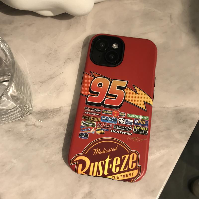 LIGHTNING MCQUEEN SPECIAL EDITION CARS PHONE CASE For iPhone  14 15 16 ,Gifts, iPhone Case Father's Day Gifts Cover  Protection Protective