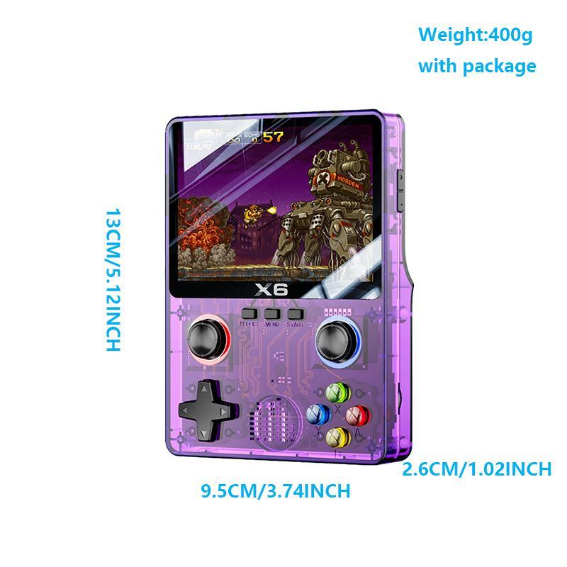 Retro Handheld Game Console, USB Rechargeable Portable Retro Gaming Console with 3.5-inch IPS Screen, Support 11+ Emulators, TV Outputs, Ideal Gift for Boys & Girls