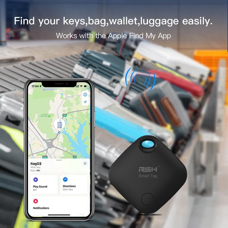 Anti-lost Smart Tag, Replaceable Battery Global Accurate Positioning Smart Tag for Summer, GPS Smart Tag for Car Key, Luggage, Backpack, Smart Home Controls Accessories