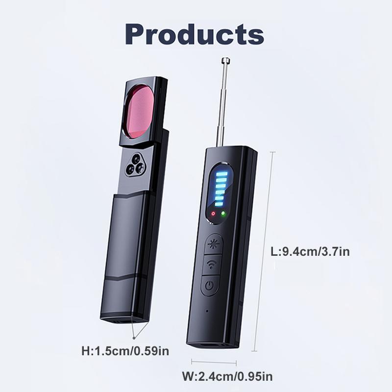 Hidden Camera Detector, Camera Detector, Eavesdropping Device & Hidden Camera Detector with 5 Sensitivity Levels & Professional Mode GPS Tracker Detector