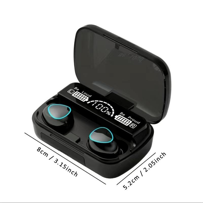 In-ear Design Wireless Earphone, 1 Count Noise Cancelling Headphone with Digital Display Charging Case, Long Standby Earbuds for Mobile Phone