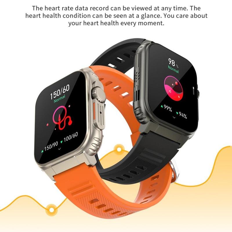 Smart Watch for Men, Answer Make Calls, More Sports Modes, Fitness Smartwatch, IP68 Waterproof, 5 to 10 Days Battery Life, Heart Rate, Android & iOS