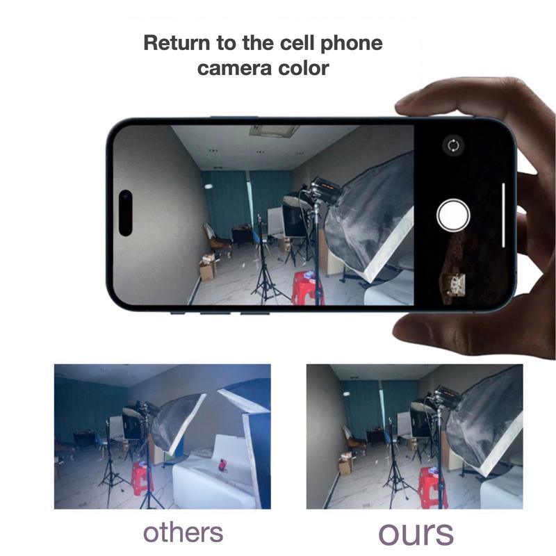 Tempered Glass Camera Lens Protector, 1 Count Phone Rear Lens Protective Film, Phone Accessories Compatible with iPhone 15 14 Pro Max Plus