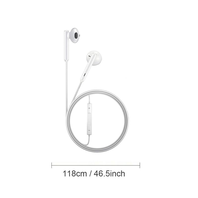 P8TC In-ear Design Wired Earphone, Type-C Plug Earphone with Built-in Remote, Wired Earbuds Compatible with iPhone & Android Devices