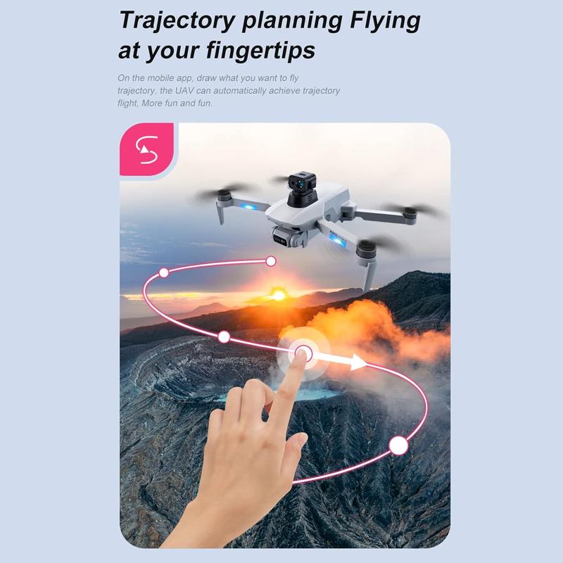 GPS Drone with Camera for Adults with Brushless Motors, Auto Return Home, Long Flight Time and Distance, Smart FPV Drone RC Quadcopter