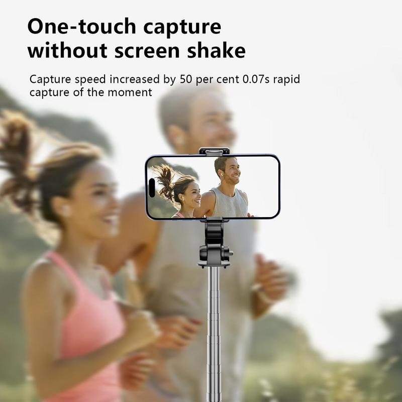 Portable Phone Selfie Stick, 1 Count 360 Degree Rotatable Phone Selfie Stick, Multifunctional Travel Photography Selfie Stick, Mobile Phone Accessories