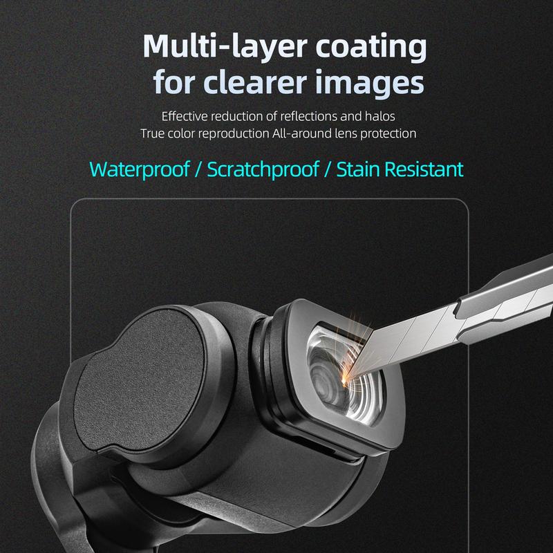 STARTRC Widening Lens Gimbal Camera Accessories, Multifunction Waterproof Filter Shooting Accessories for DJI Pocket 3, Camera Accessories