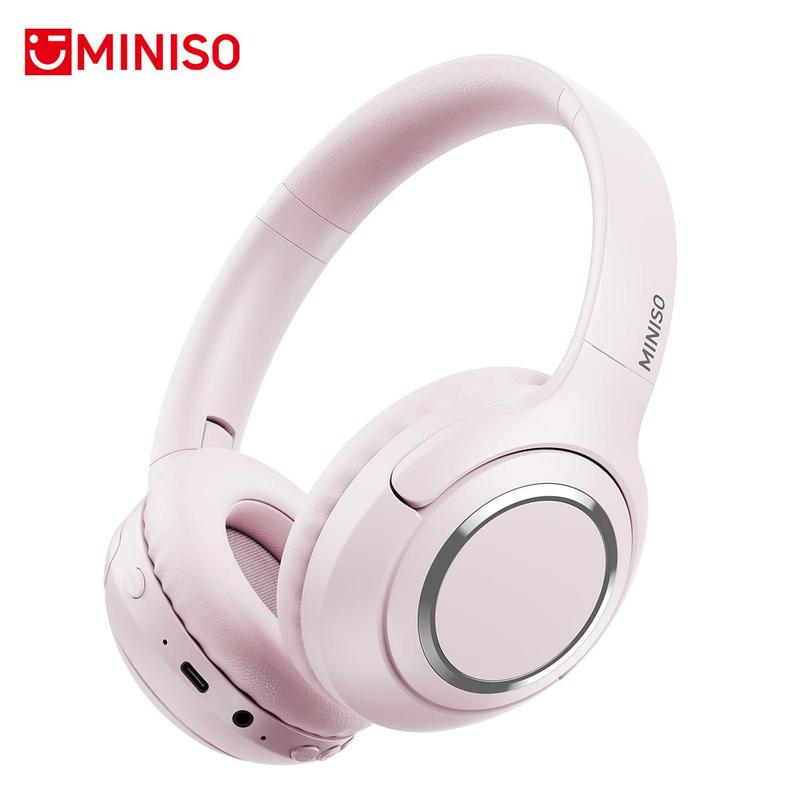 MINISO G50 Wireless Headphones, Electronic Audio Wireless Earbuds, Over-ear HiFi Sound Quality Gaming Headset with Built-in Microphone, Bluetooth-compatible Earphones for Phone, PC & Laptop