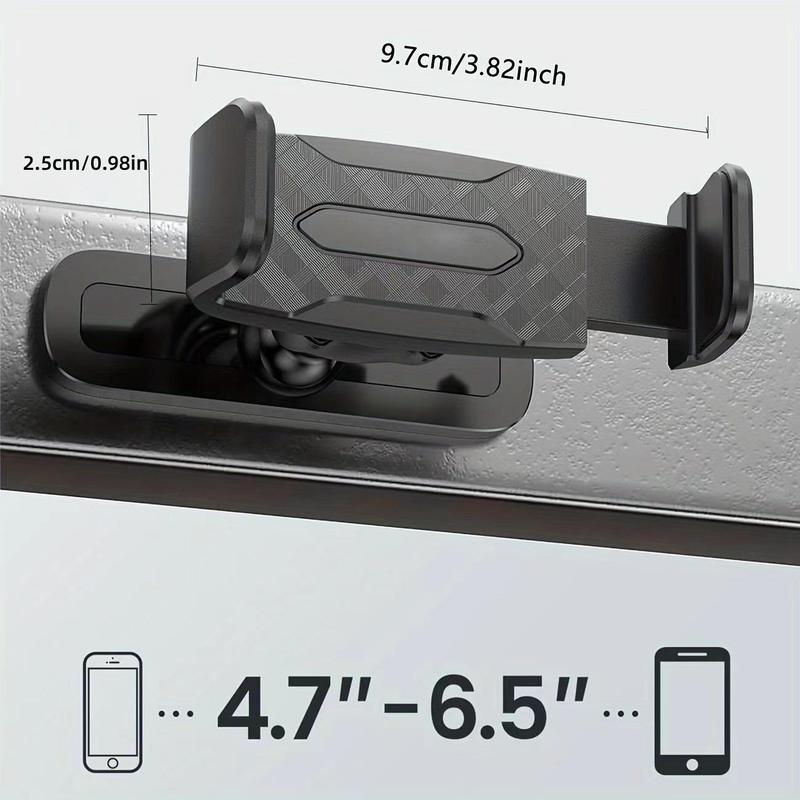 Magnetic Phone Holder, 360-Degree Adjustable Phone Stand with Alloy Base, Phone Accessories Compatible with 4.7-6.5 Inch Smartphones, Shower Phone Holder