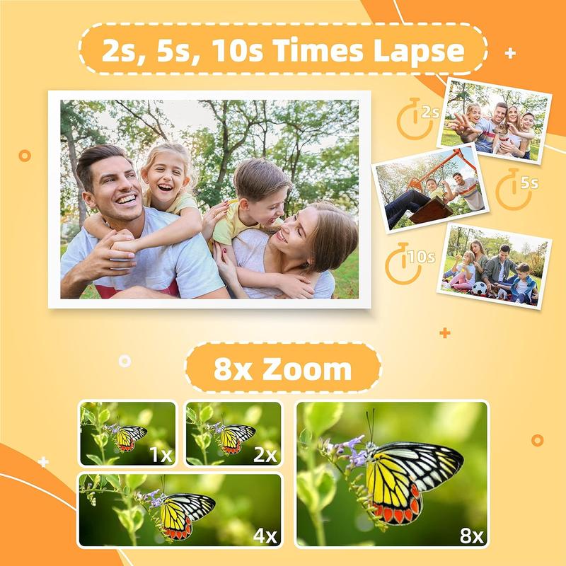 Kids Camera for Girls & Boys, Camera for Kids with 32GB Card & Dual Lens, 1080P Kids Digital Camera Toys, Fun Christmas and Birthday Gifts