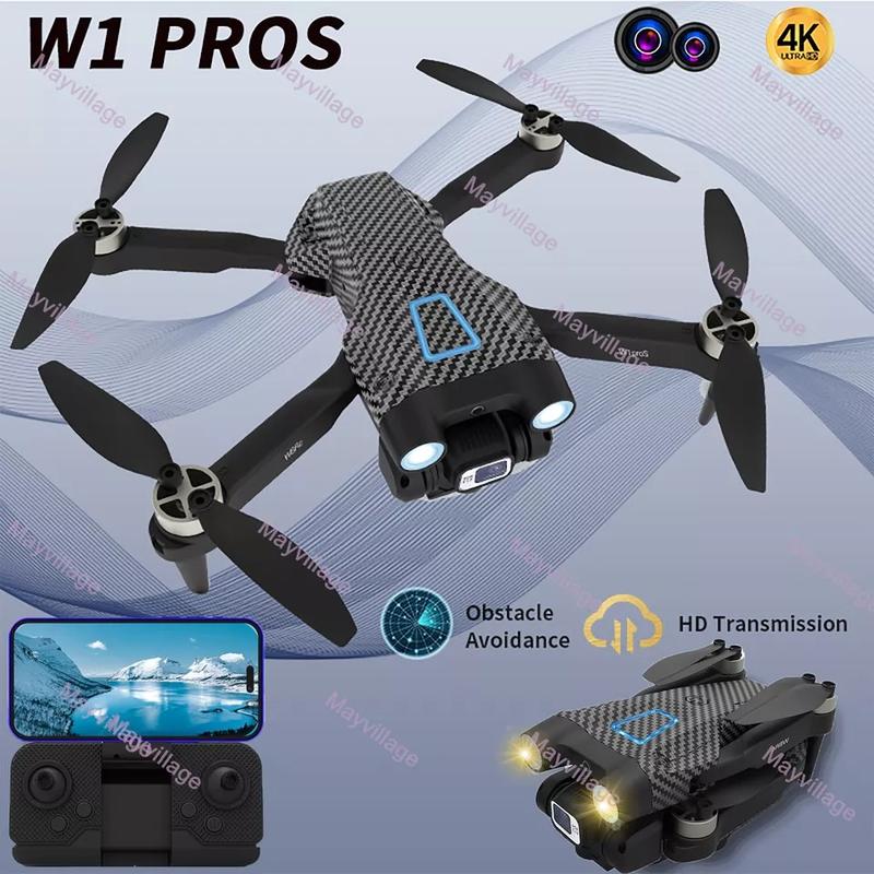 2024 New RC Drone With 4K HD Dual Camera FPV WIFI Foldable Quadcopter +4 Battery