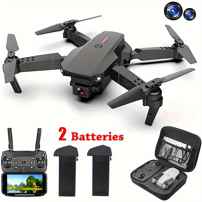 Drone with Dual Camera, 2024 Newest Foldable Drone with App Control, FPV Live Video RC Quadcopter with 4K Camera for Adults Beginners Kids +2 Battery