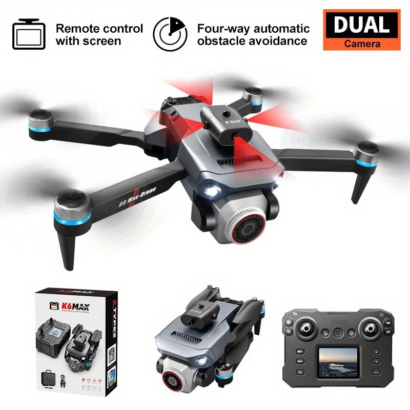 Dual Battery Remote-Controlled Unmanned Vehicle, with Electric Remote Control Lens, SD Dual ESC Camera, Optical Flow Positioning, Headless Mode, 360 ° Intelligent Obstacle Avoidance, WiFi FPV Mobile Phone App Control, 360 ° Tumbling, Remote Control Christ