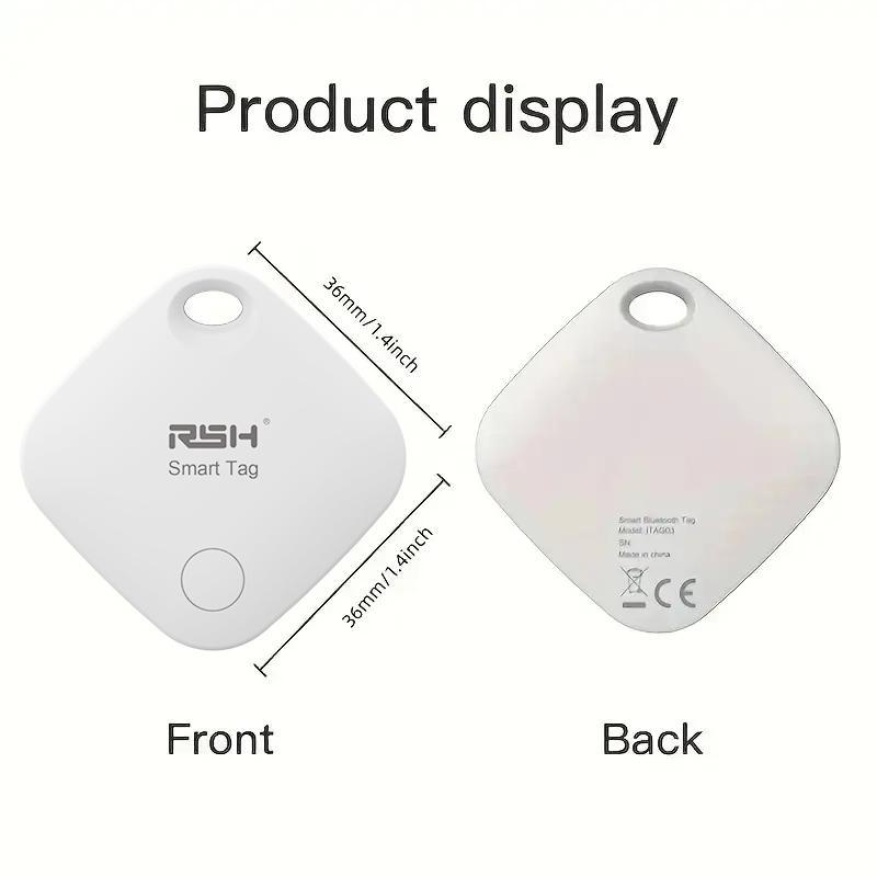 Anti-lost Smart Tag, Replaceable Battery Global Accurate Positioning Smart Tag for Summer, GPS Smart Tag for Car Key, Luggage, Backpack, Smart Home Controls Accessories