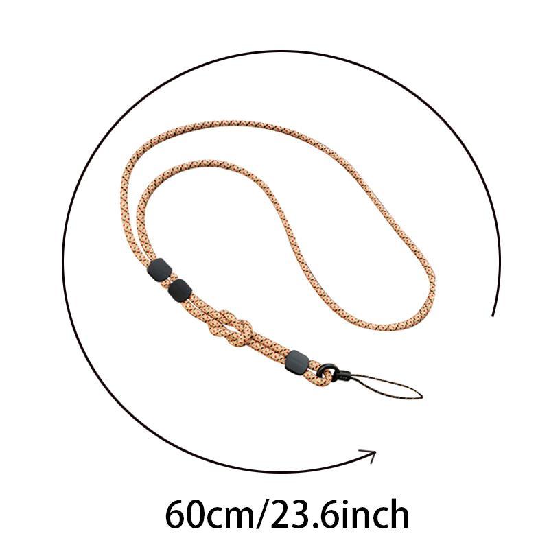 Solid Color Phone Lanyard, 1 Count Handmade Braided Phone Strap, Universal Phone Charm for Women & Men, Mobile Phone Decorative Accessories