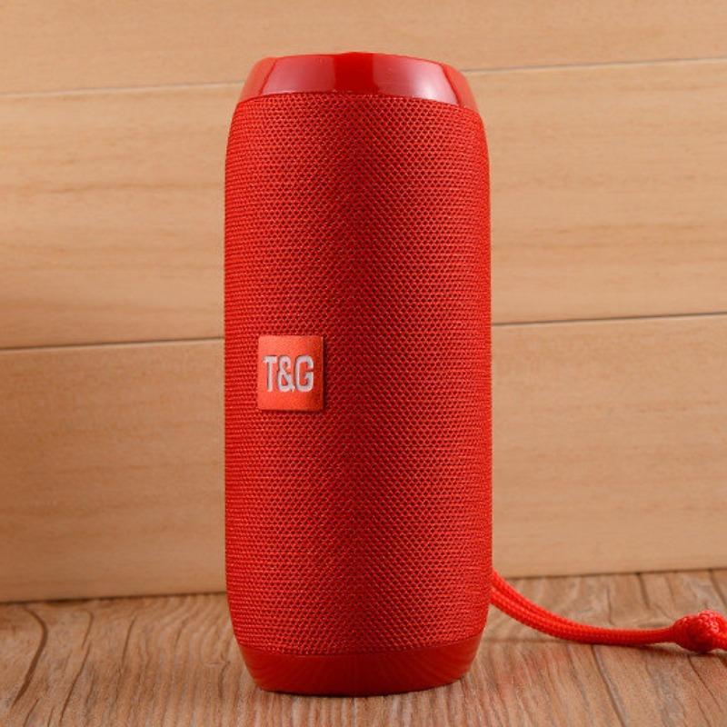 T&G TG117 Portable Wireless Speaker, Rechargeable Stereo Surround Sound Speaker, Button Control Music Speaker for Home, Outdoor, Travel