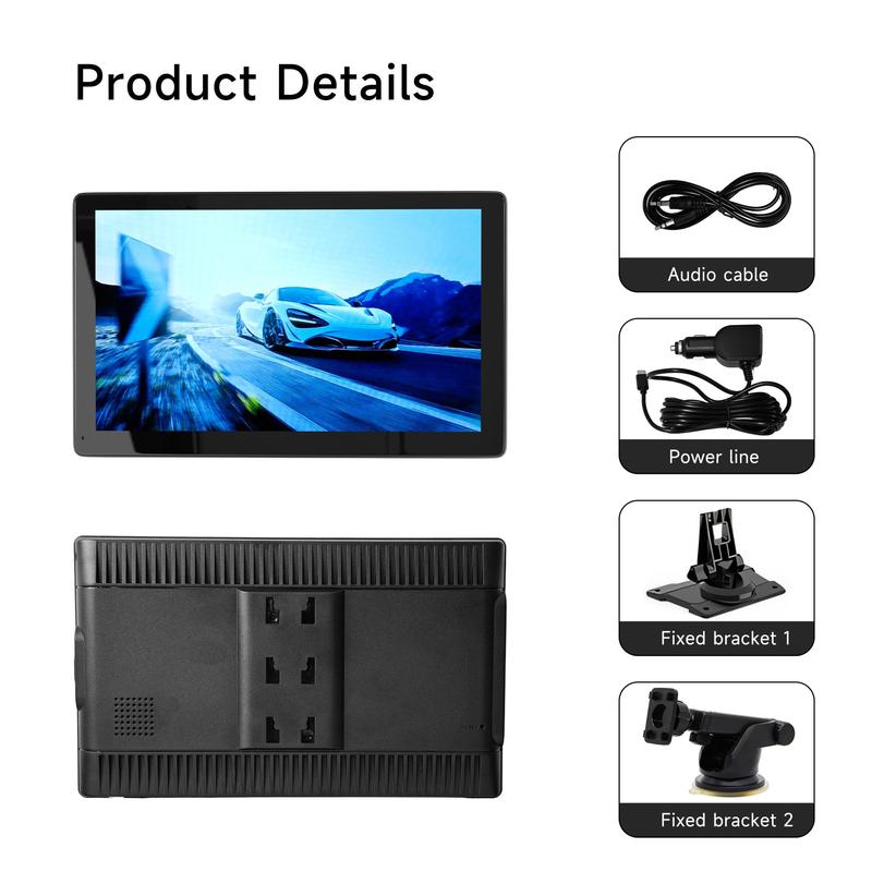 9 Inch Car MP5 Player with 32G Memory Card, Wireless Car Video Player Compatible with CarPlay, Car Interconnection Navigator