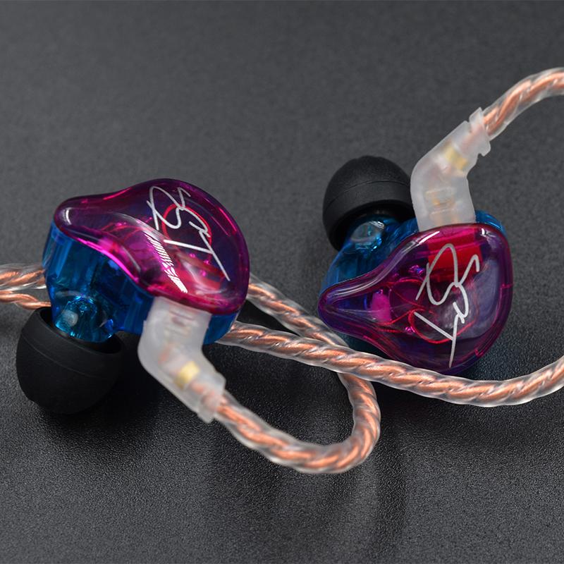 Gaming Earbuds Colorful Hybrid Banlance Armature with Dynamic in-Ear Earphone 1BA+1DD HiFi KZ ZST Headset in Ear Monitors Headphones Wired Audio ElectronicIEM Earphones