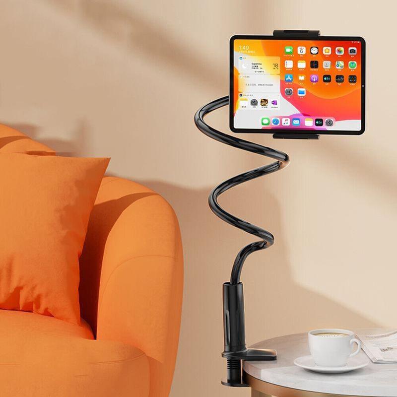 Tablet Holder,Cell Phone Holder,Flexible Long Arm Gooseneck 360 Degree Adjustable DIY Mount Stand - Phone Stand for Desk, Universal Mobile Phone Holder for 4