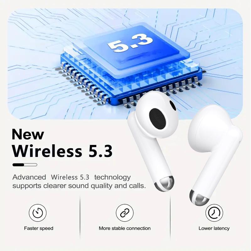 Wireless Bluetooth Earphone Noise Cancellation Bluetooth Earphones ，Long Life In-Ear Lightweight Headphones Audio Headset, Real Time High Accuracy Bluetooth Headphones Electronic Earbud