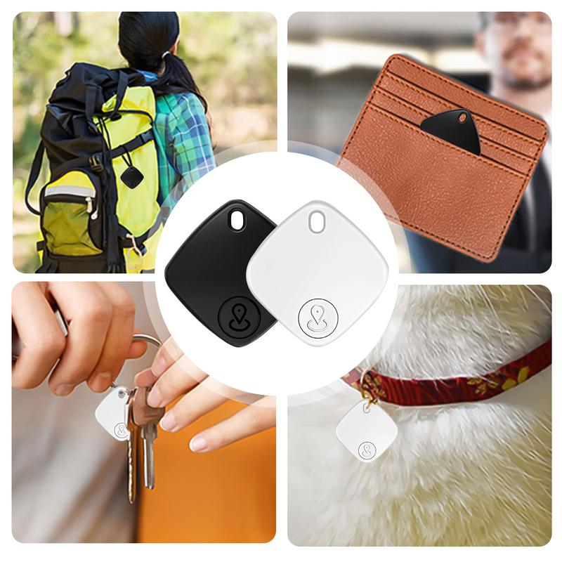 Key Finder, Item Finder works with Apple Find My (iOS only), Smart Bluetooth Tracker, for Bags, Handbags, Wallets, Carry-on, etc., Replaceable Battery