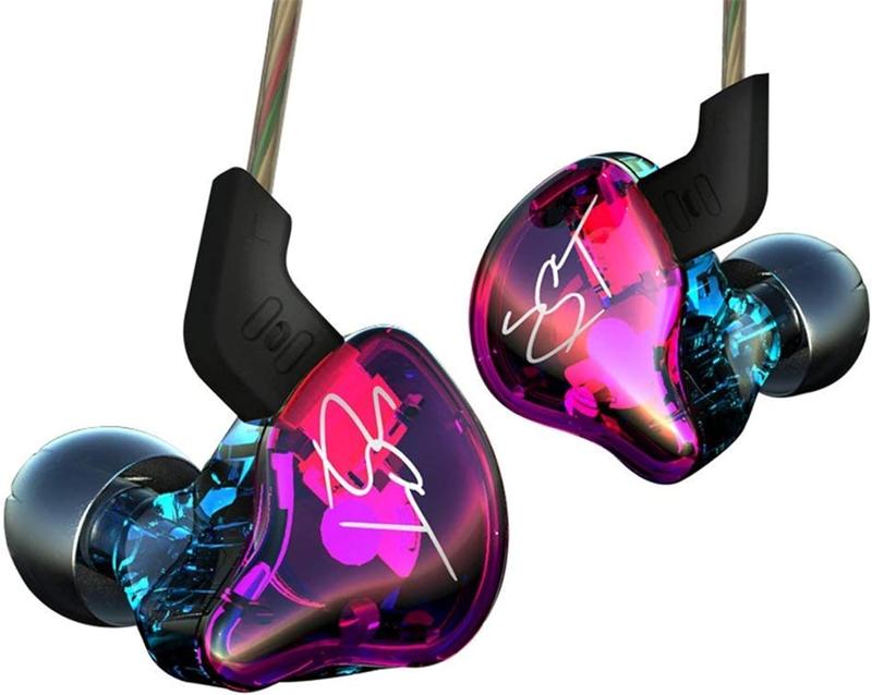 Gaming Earbuds Colorful Hybrid Banlance Armature with Dynamic in-Ear Earphone 1BA+1DD HiFi KZ ZST Headset in Ear Monitors Headphones Wired Audio ElectronicIEM Earphones