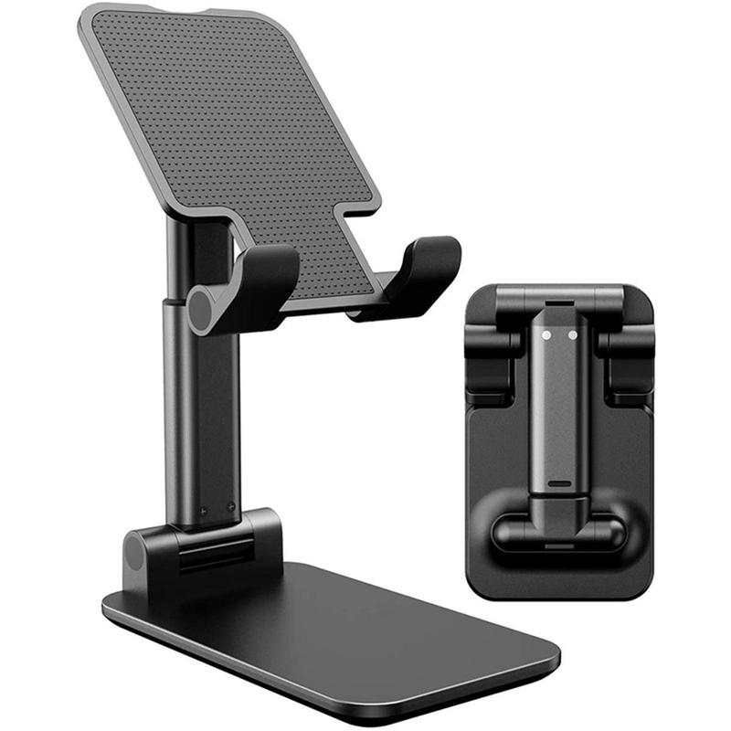 Foldable Phone Holder, Height Adjustable Phone Stand, Universal Cellphone Stand Holder for Home Office