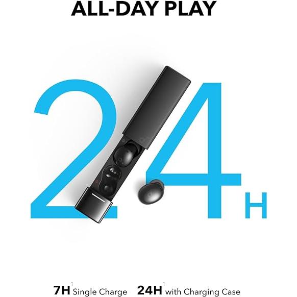 Soundcore A30i by Anker, Noise Cancelling Earbuds, Lipstick-Shaped Stylish Design, Tiny, Lightweight Comfort, Smart Noise Cancelling, Clear Sound, 24H--livestream Playtime, IP54, Wireless Earbuds, Bluetooth 5.4