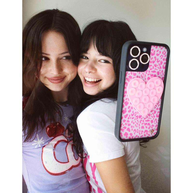 Wildflower Cases - Heart Stickeez, Limited Edition Accessories Suction Silicone Mount Protective Smartphone