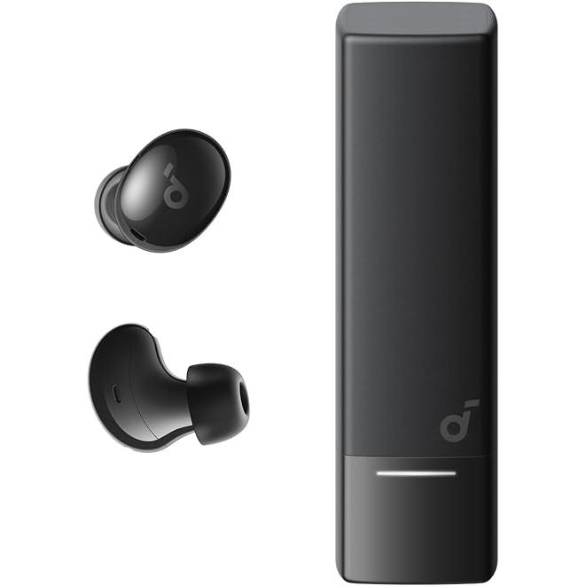 Soundcore A30i by Anker, Noise Cancelling Earbuds, Lipstick-Shaped Stylish Design, Tiny, Lightweight Comfort, Smart Noise Cancelling, Clear Sound, 24H--livestream Playtime, IP54, Wireless Earbuds, Bluetooth 5.4