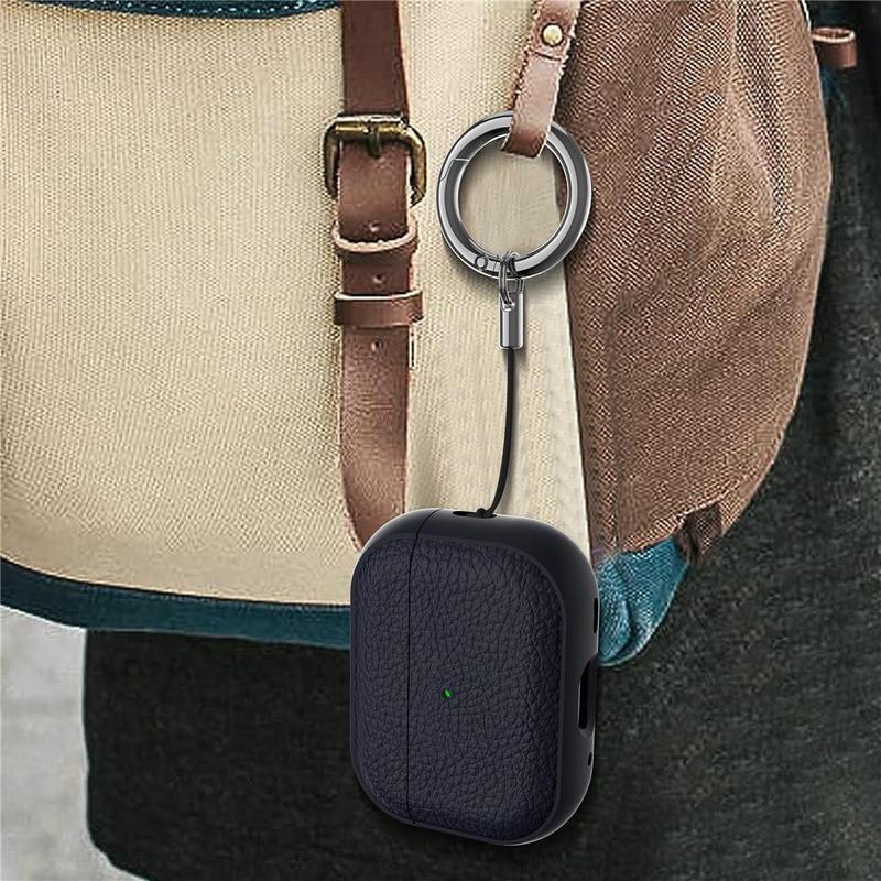 Solid Color Earphone Case with Lanyard, Modern Minimalist Earphone Protective Cover, Earphone Accessories Compatible with Airpods 3 Airpods Pro 2