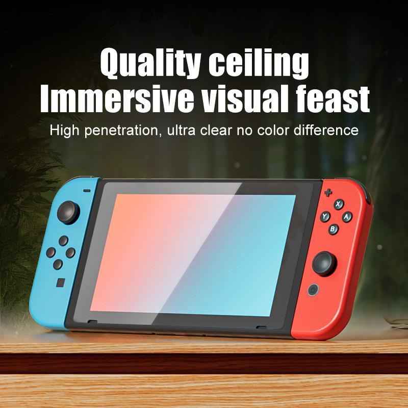 Tempered Glass Screen Protector for Switch Game Console, High Definition Screen Protector, Game Machine Screen Protector for Nintendo Switch Switch Lite Switch OLED