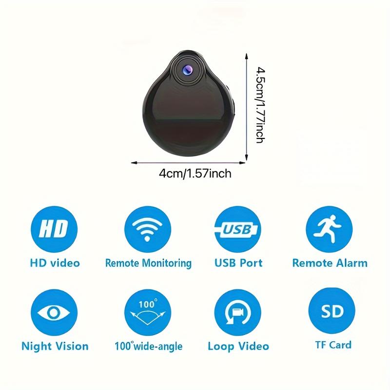 WiFi wireless wearable body micro Cam Mini IP camera motion sensor video voice recorder home security camcorder, small mini smart WiFi IP Webcam micro camera built in battery