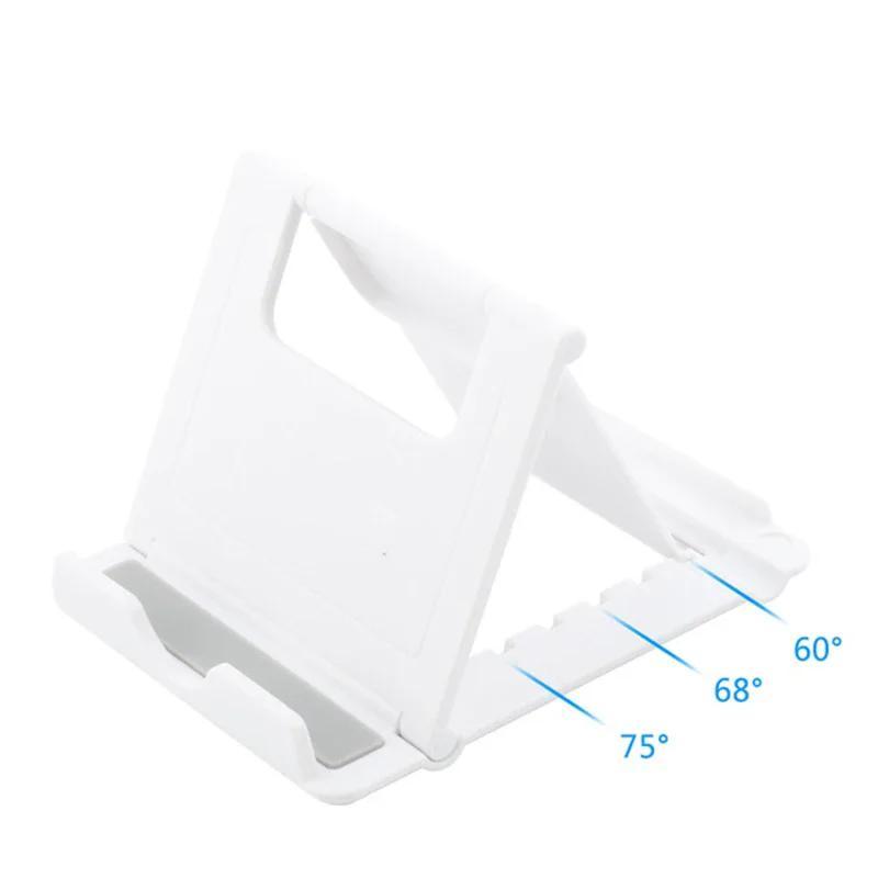 Foldable Tablet & Phone Holder, 1 Count Adjustable Desktop Tablet & Phone Stand, Lightweight Tablet & Phone Holder for Home Office