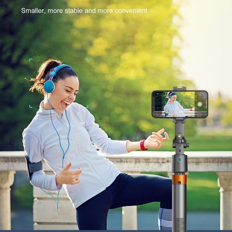 Selfie Stick with Smart Face Tracking Tripod, 360-Degree Rotatable Vlog Anti-shake Stabilizer, Phone Gimbal for Live Streaming, Vlogging, Photography, Tripod Stabilizer, Tech Gimbal, Selfie Stand