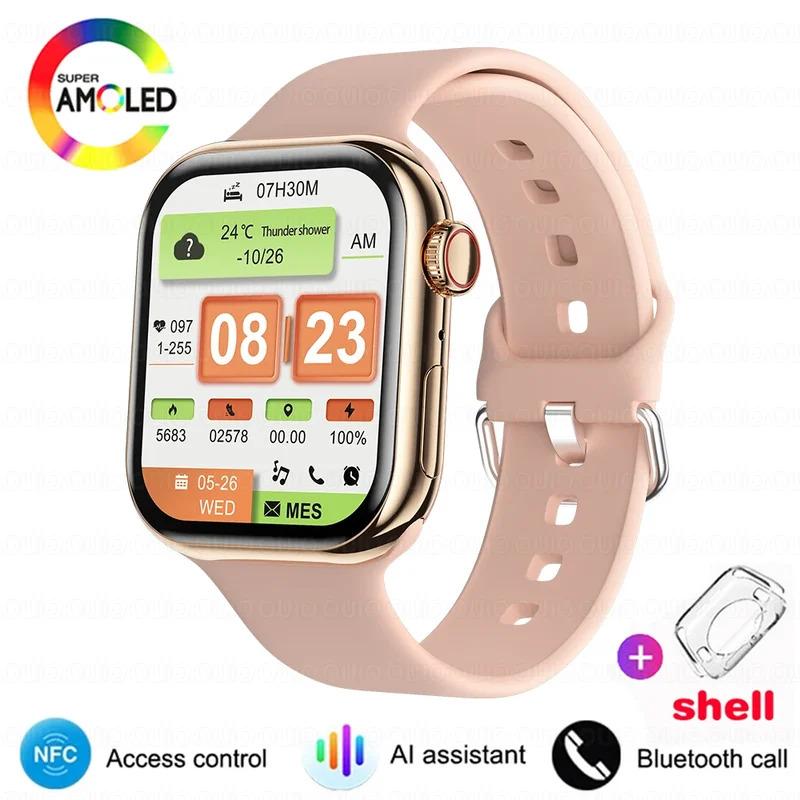 For Apple Watch 10 Series New GPS Tracking Smart Watch Women Always Display Body Temperature BT Call NFC Men Sports Smart Watch