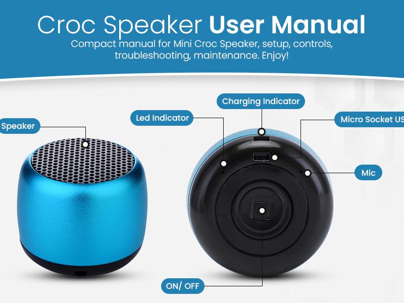 Croc Speaker, bluetooth Speaker Charm, Croc Charm, Croc Jibbitz. Great Sound Quality, Funny Gift, Bluetooth Wireless. 6 Vibrant Colors in Stock.