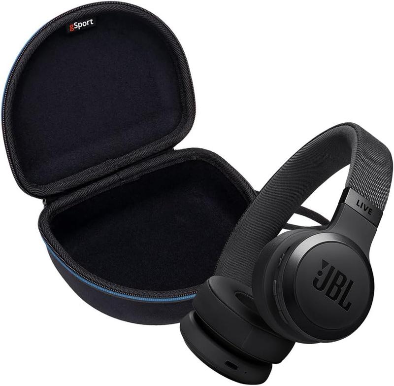 JBL Live 670NC Wireless On Ear Headphones Bundle with gSport EVA Case