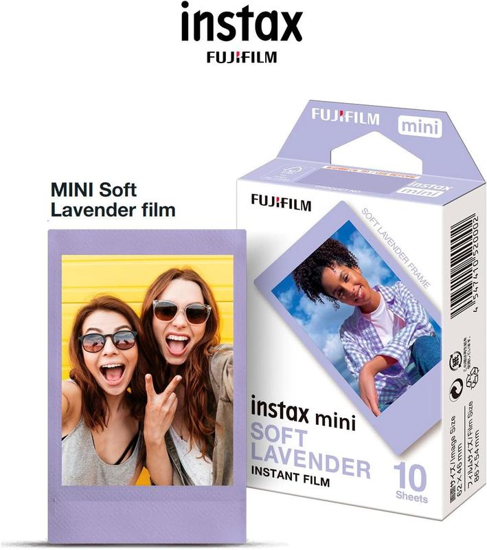 Fujifilm Instax Mini Soft Lavender Instant Film - 10 Exposures