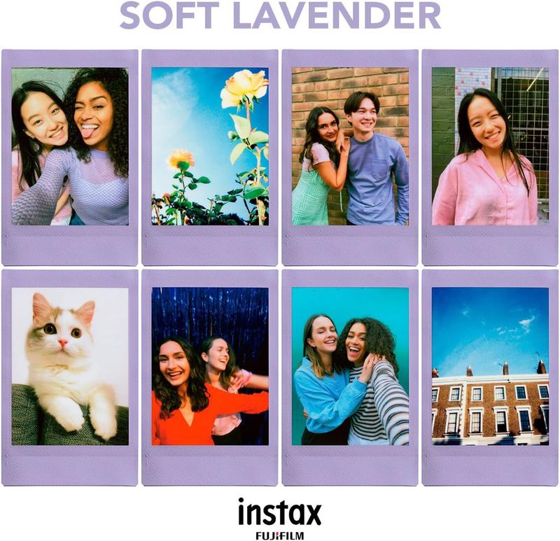 Fujifilm Instax Mini Soft Lavender Instant Film - 10 Exposures