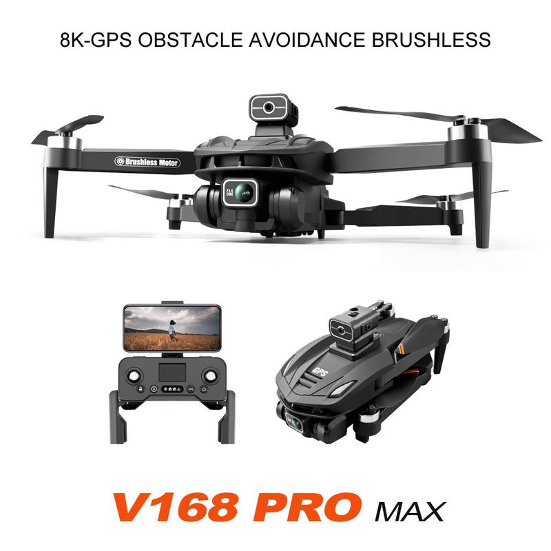 Brushless GPS 8K drone, 6-level wind resistance, Aerial Photography, obstacle avoidance, remote controller, phone app control,folding body Cameras control drone