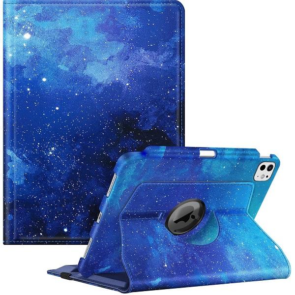 Fintie Case for iPad Pro 11-inch (M4, 2024), 360-Degree Rotating Case Landscape and Portrait Standing Positions, iPadPro11 PU Leather Protective Cover