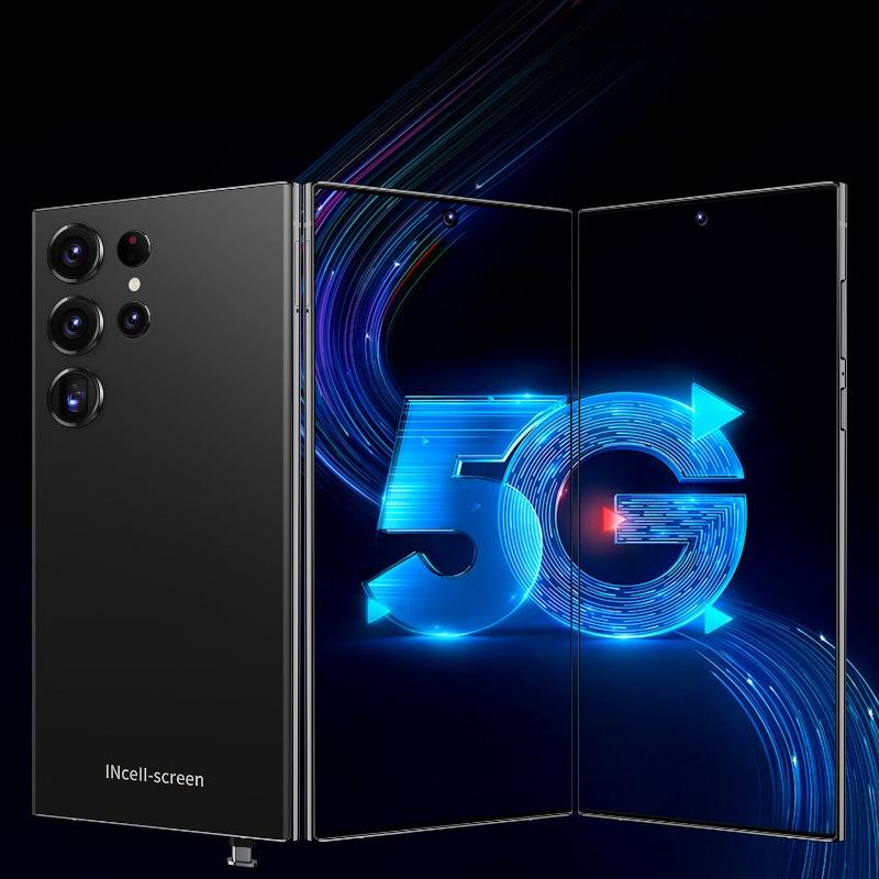 S25 Ultra New Smartphone 3+64GB HD Screen Smartphone Original Dual SIM Phone 7.3-inch HD Android Core Dual SIM Phone 7800mAh Unlock Phone